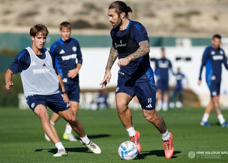 Hajduk odradio prvi trening na pripremama u Španjolskoj