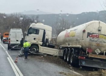 Cisterna sletjela s ceste na dionici Mostar – Čapljina
