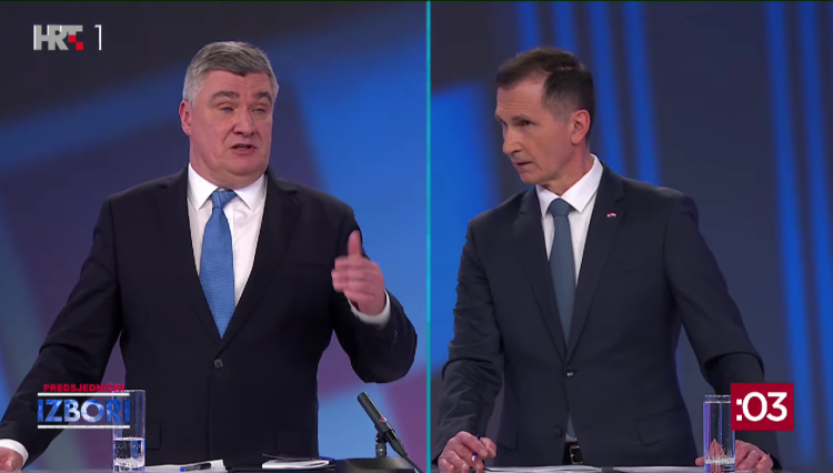 Zaiskrilo između Milanovića i Primorca u jedinom sučeljavanju prije drugog kruga