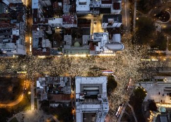 Novi veliki prosvjedi u Beogradu: Ovako su iz ptičije perspektive izgledale masovne demonstracije