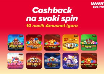 10 novih Amusnet igara uz Cashback na svaki spin!