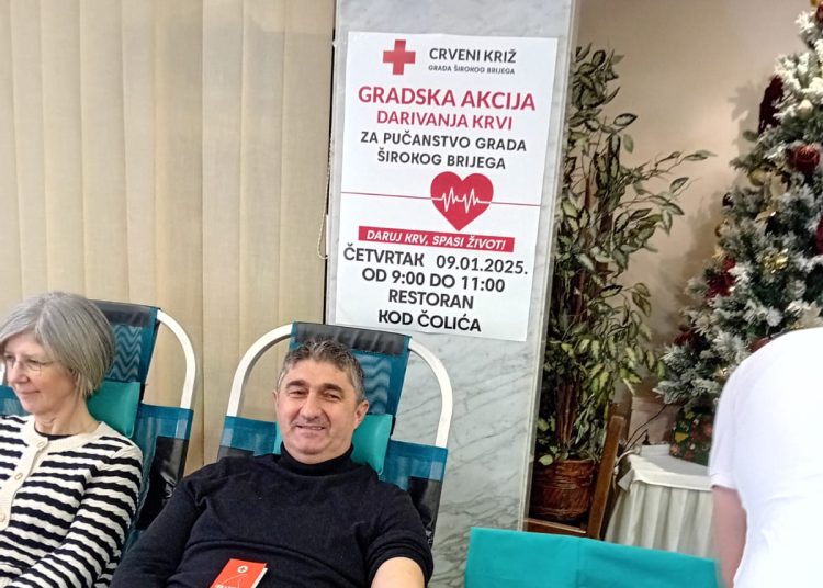 Široki Brijeg: 71 doza u akciji darivanja krvi