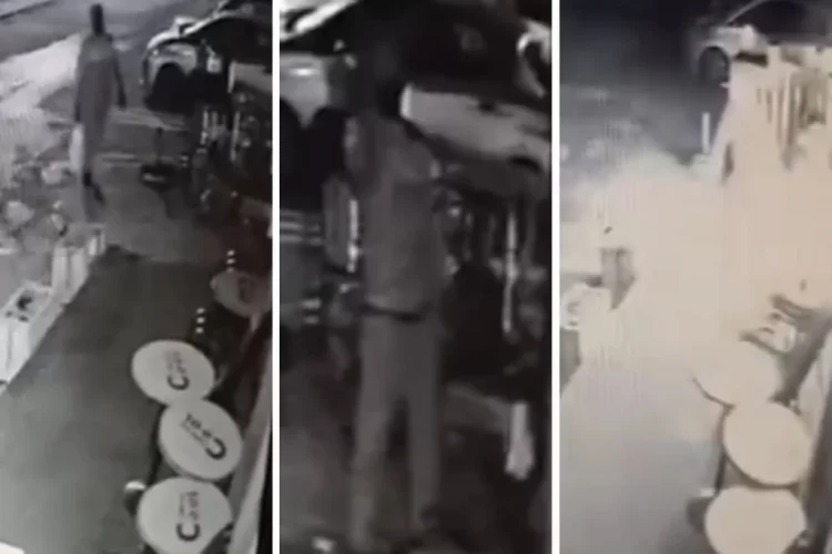 (VIDEO) Mostar: Razbio staklo i zapalio ugostiteljski objekt