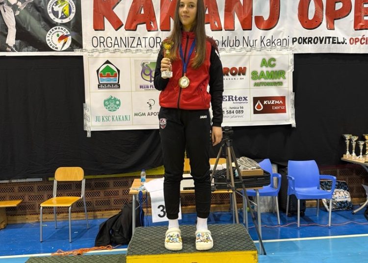 Anamarija Miličević iz Posušja najbolja juniorka na taekwondo natjecanju