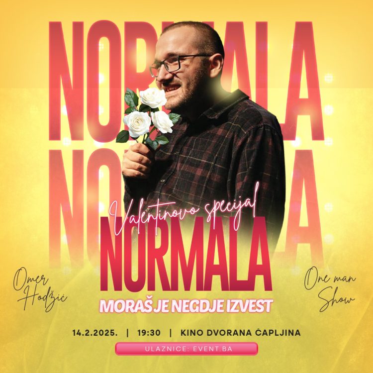 Omer Hodžić nasmijava “specijalno za dan zaljubljenih” u Ljubuškom i Čapljini