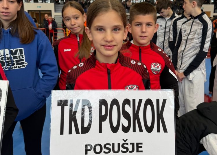 Taekwondo klub “Poskok” iz Posušja osvojio zlato i srebro
