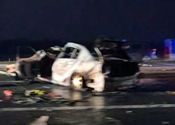 (VIDEO) Hrvatska: Teška prometna na A1, osoba poginula u gorućem autu