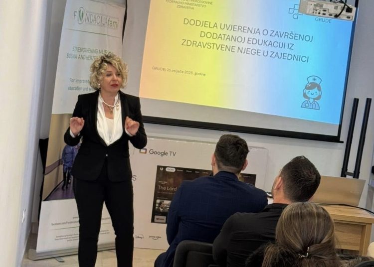 U Grudama održana svečana dodjela uvjerenja za medicinske sestre i tehničare iz ŽZH