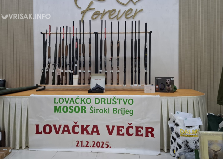 Široki Brijeg: Lovačka večer okupila oko 700 lovaca