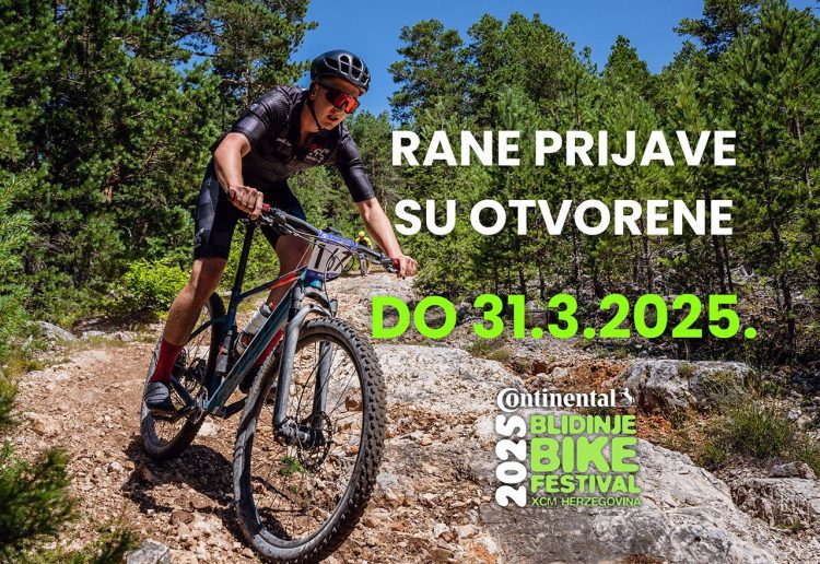 Otvorene rane prijave za Blidinje Bike Festival