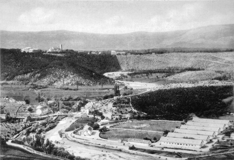 Panorama Širokog Brijega od prije 90-ak godina