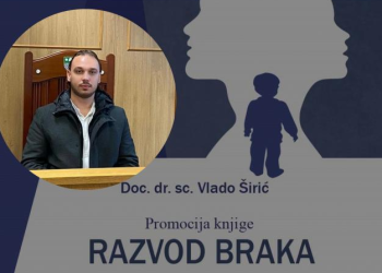 Posušje: Predstavljanje znanstvene monografije „Razvod braka“ dautora Vlade Širića