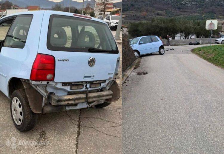 Ljubuški: Sudar vozila i motocikla