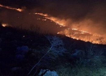 (VIDEO) Požar u Nevesinju, u opasnosti bio dalekovod