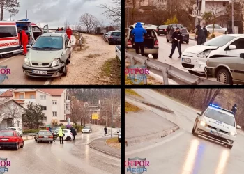 Kolaps u Širokom Brijegu: Lančani sudar kod Gradske mrtvačnice