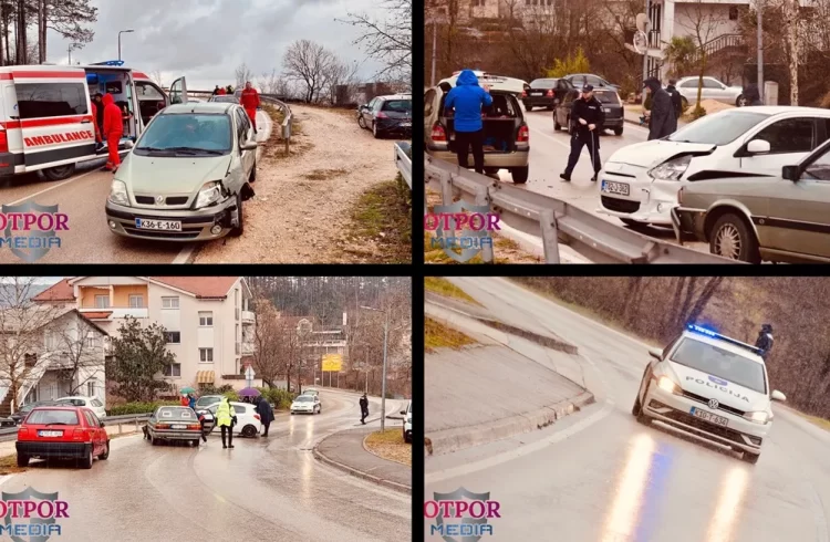 Kolaps u Širokom Brijegu: Lančani sudar kod Gradske mrtvačnice