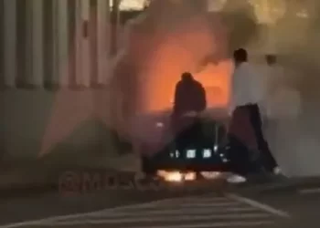 Eksplozija luksuzne Putinove limuzine u centru Moskve