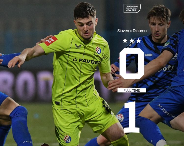 Golom Stojkovića Dinamo pobijedio Slaven i ostao u utrci za titulu
