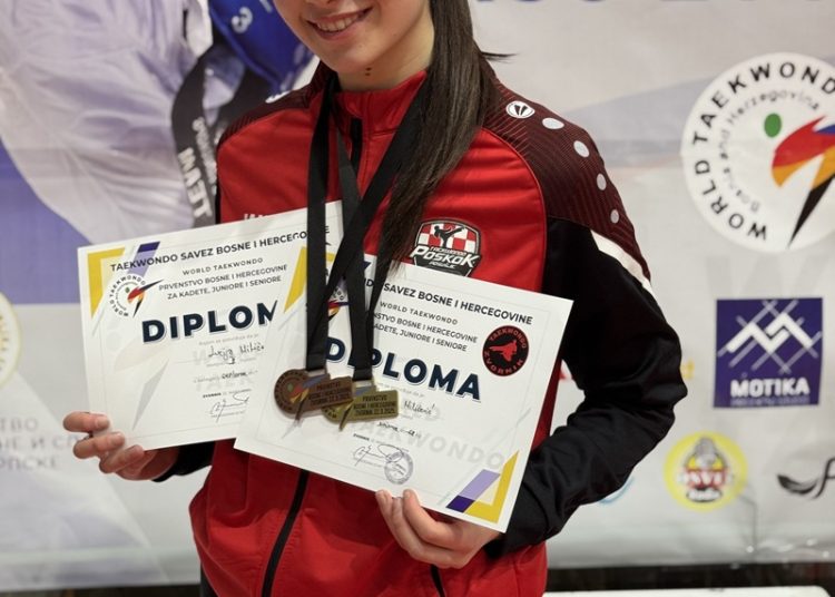 Posušanka Lucija Miličević juniorska prvakinja BiH