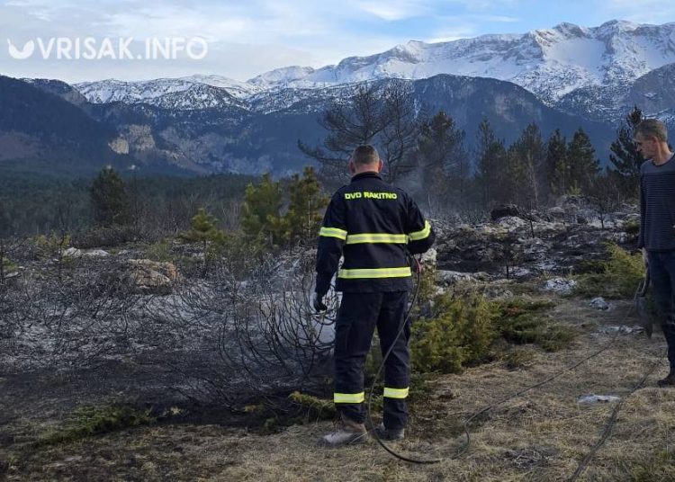 Blidinje: Vatrogasci i mještani zajedničkim snagama ugasili požar