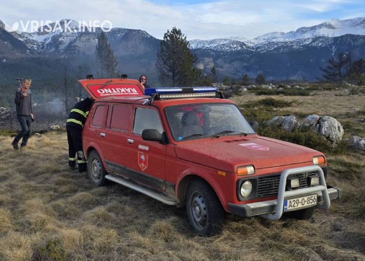 Blidinje: Vatrogasci i mještani zajedničkim snagama ugasili požar
