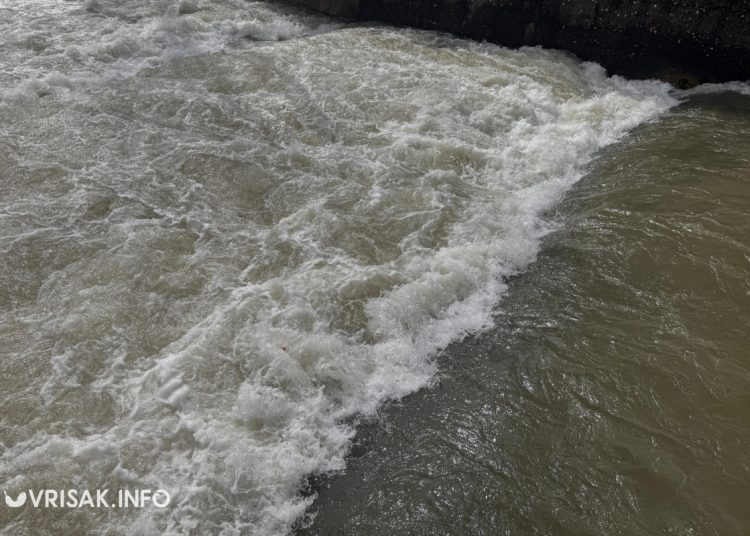 Široki Brijeg: Evo kako izgleda nabujala Lištica nakon obilne kiše