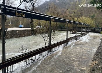 Široki Brijeg: Evo kako izgleda nabujala Lištica nakon obilne kiše