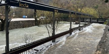 Široki Brijeg: Evo kako izgleda nabujala Lištica nakon obilne kiše