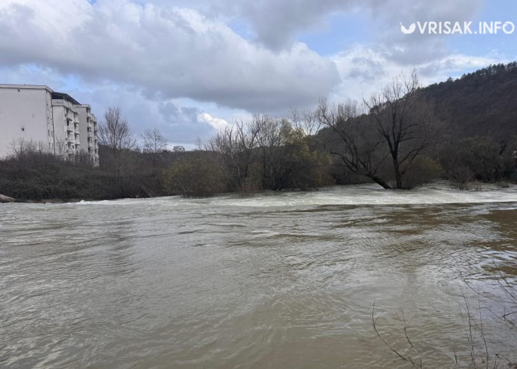 Široki Brijeg: Evo kako izgleda nabujala Lištica nakon obilne kiše