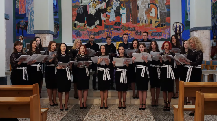 Etno skupina Čuvarice iz Rame u četvrtak na Kočerinu