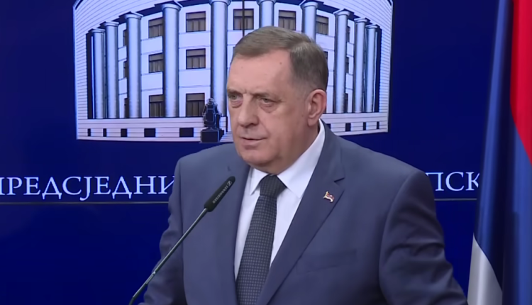 Dodik najavio intezivan diplomatski angažman i raspravu o situaciji u BiH