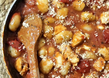 Recept za njoke s piletinom, cherry rajčicama i parmezanom