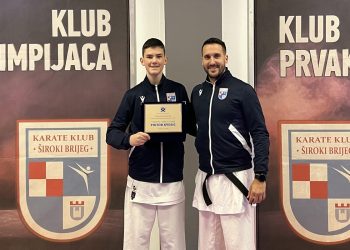 Širokobriježanin Viktor Kvesić najuspješniji mlađi kadet Zagrebačkog karate saveza