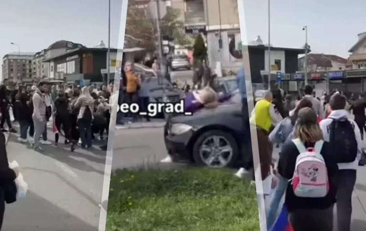 U Srbiji se zabio autom u prosvjednike, više ozlijeđenih