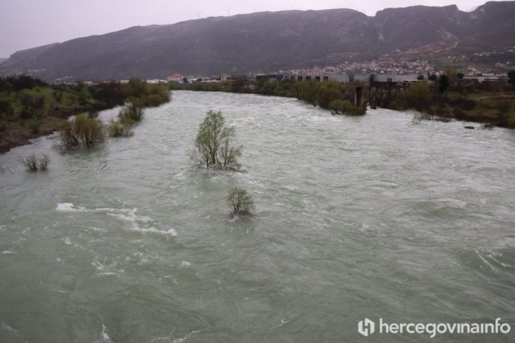 Civilna zaštita HNŽ o stanju vodostaja i mogućnosti poplava