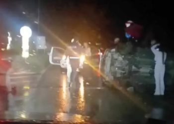 Čitluk: Automobil se prevrnuo na bok