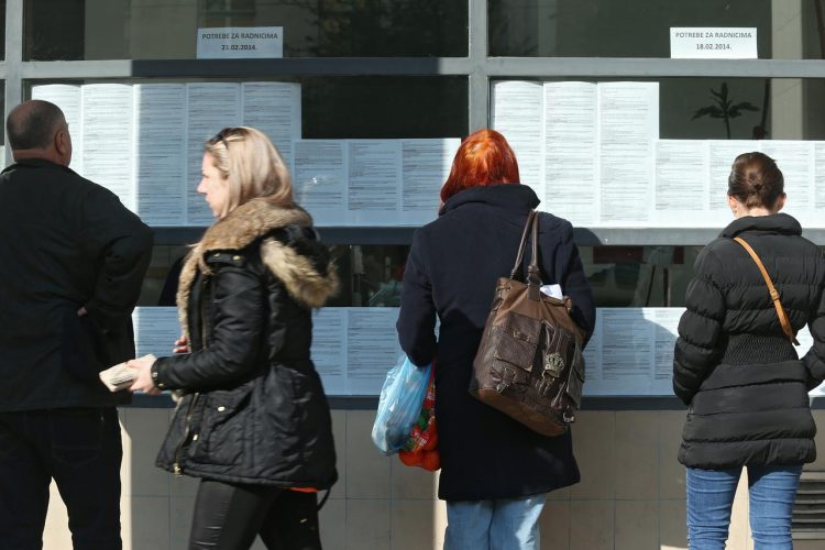 Federacija BiH: U prva dva mjeseca ove godine 4589 manje zaposlenih nego na zadnji dan prošle godine