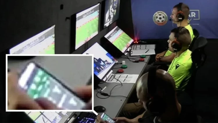 Nogometna sramota s Balkana:  VAR operater uhvaćen kako se kladi prije početka utakmice