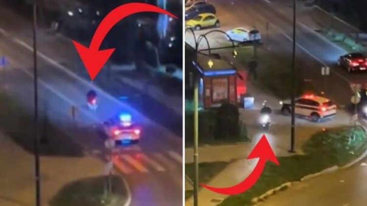 (VIDEO) Filmska potjera u Sarajevu: Maloljetnik na motoru bježao policiji