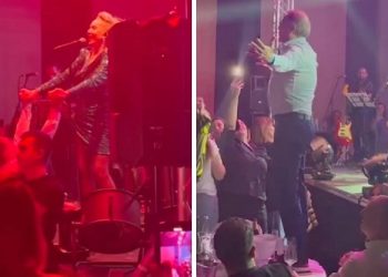 Zdravko Mamić partijao na koncertu Lepe Brene na Jahorini