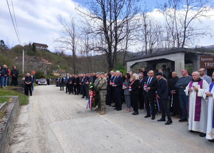 Obilježena obljetnica stradanja Hrvata u Trusini