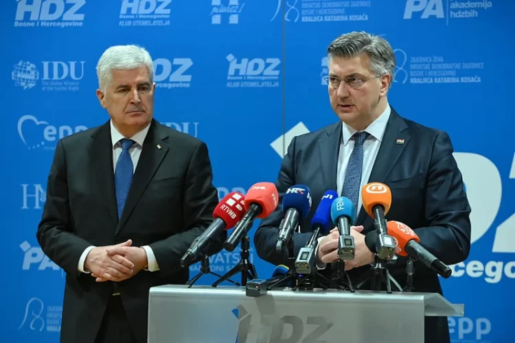Plenković u Mostaru: Zabrinuti smo zbog političke situacije u BiH