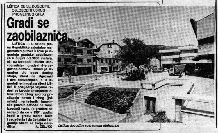 Široki Brijeg: Evo što su pisale novine prije 35 godina uoči gradnje zaobilaznice