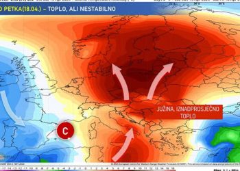Upozorenje: Najavljeno nestabilno vrijeme u BiH