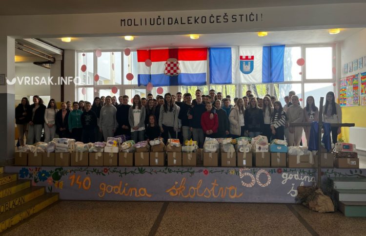 Humanitarna akcija OŠ Biograci: Prikupljeno 35 paketa pomoći za potrebite obitelji