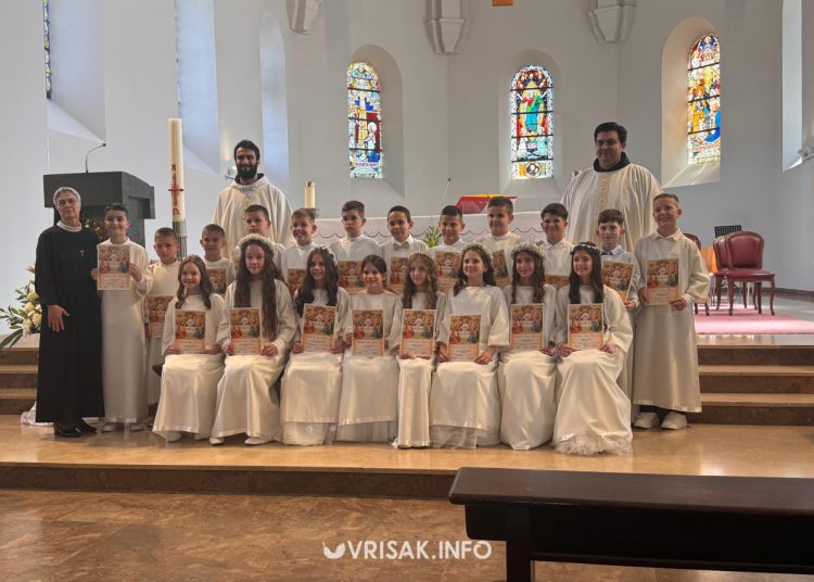 Prva sveta pričest u Širokom Brijegu: 196 djece primilo sakrament Euharistije
