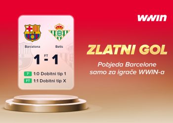 WWin kladionica oduševila igrače: Zlatni gol i W2 prednost donijeli dobitke i pored remija!