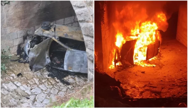 Makarska: Vozilo sletjelo s ceste i zapalilo se dok je vozač bio u njemu