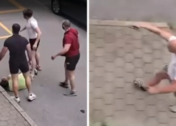 (VIDEO) Ljubljana: Tukli muškarca na ulici, on ustao, uzeo pištolj i počeo pucati