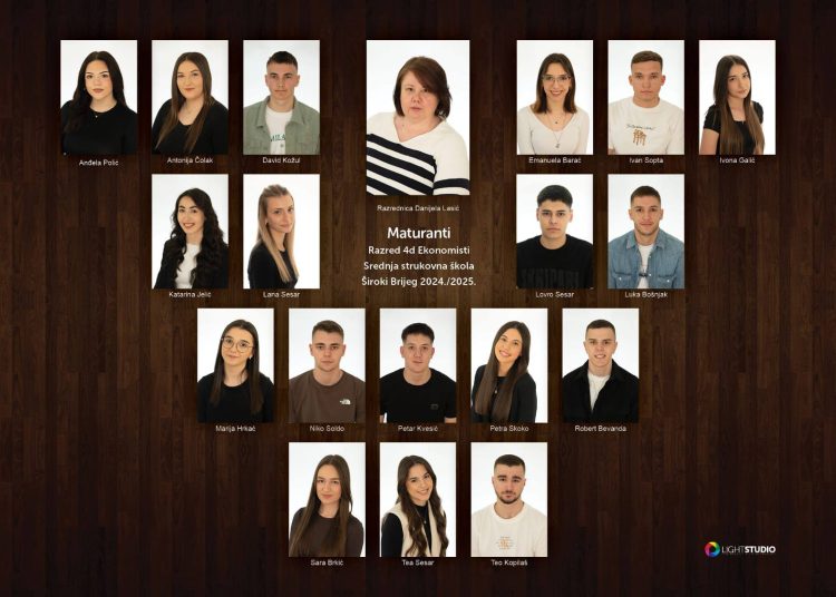 Široki Brijeg: Pogledajte fotografije maturanata SSŠ